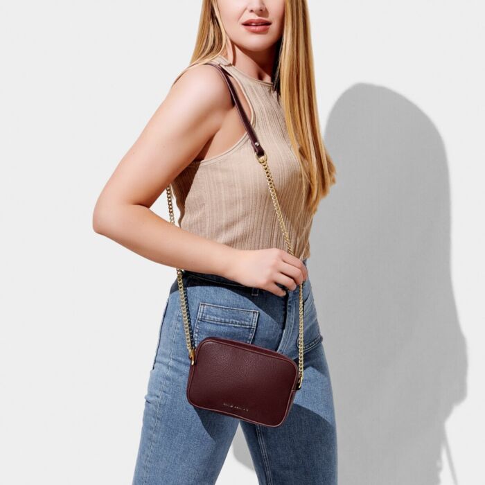 Katie Loxton Millie Mini Crossbody - Plum